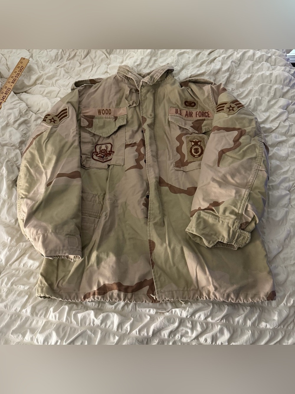 US Air Force desert camo jacket size medium army military